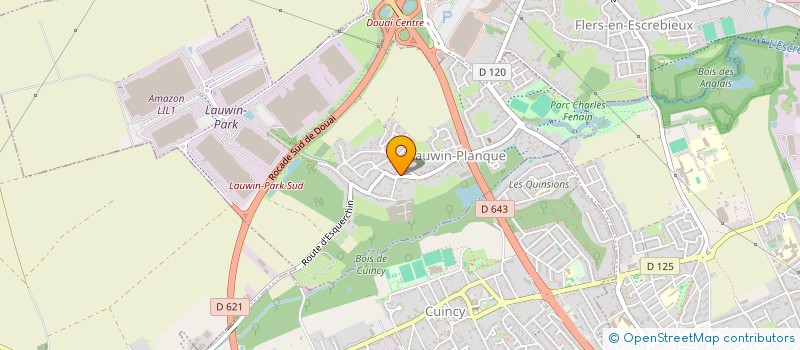 localisation de l'entreprise MONSIEUR MATHIEU WIJNEN  LAUWIN-PLANQUE