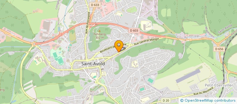 localisation de l'entreprise MONSIEUR MATHIEU WILD  SAINT-AVOLD