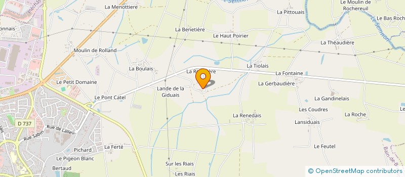 localisation de l'entreprise MONSIEUR MATHIEU WOJTAS  BAIN-DE-BRETAGNE