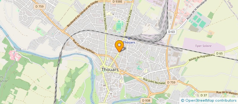 localisation de l'entreprise MONSIEUR MATHIEU WURTZ à THOUARS