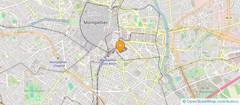 localisation de l'entreprise MONSIEUR MATHIEU XAVIER à MONTPELLIER
