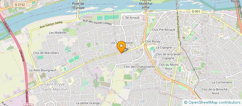 localisation de l'entreprise MONSIEUR MATHIEU XAVIER à ORLEANS