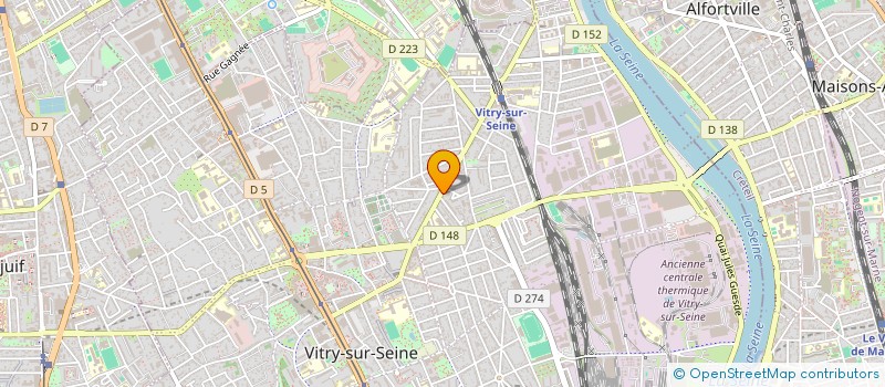 localisation de l'entreprise MONSIEUR MATHIEU ZAMUANGANA  VITRY-SUR-SEINE