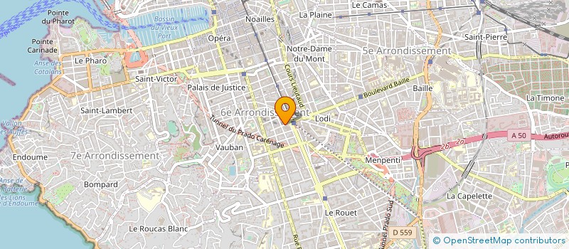 localisation de l'entreprise MONSIEUR MATHIEU ZANNETTI à MARSEILLE
