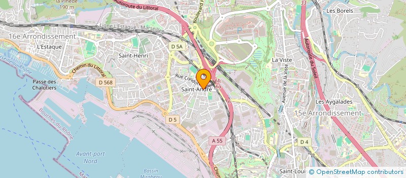 localisation de l'entreprise MONSIEUR MATHIEU ZEROUAL  MARSEILLE