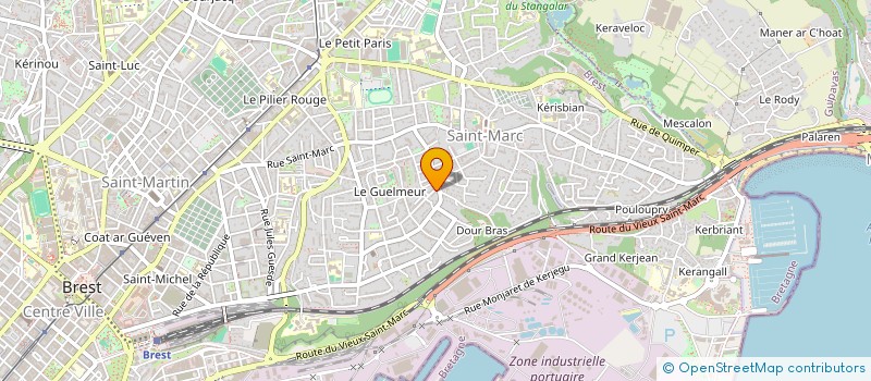 localisation de l'entreprise MONSIEUR MATHIEU ZONZON à BREST