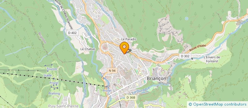 localisation de l'entreprise MONSIEUR MATHIEU ZORN  BRIANCON