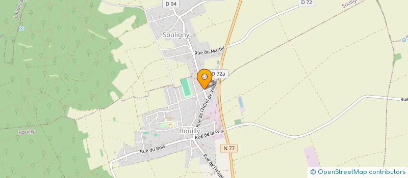 localisation de l'entreprise MONSIEUR MATHIEUR GANTOIS  BOUILLY