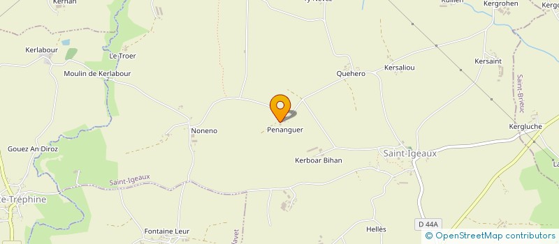 localisation de l'entreprise MONSIEUR MATHILDE PRIGENT  SAINT-IGEAUX