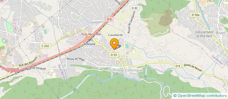 localisation de l'entreprise MONSIEUR MATHIS ABDOU  SIMIANE-COLLONGUE