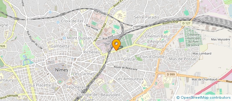 localisation de l'entreprise MONSIEUR MATHIS ALBERCA  NIMES