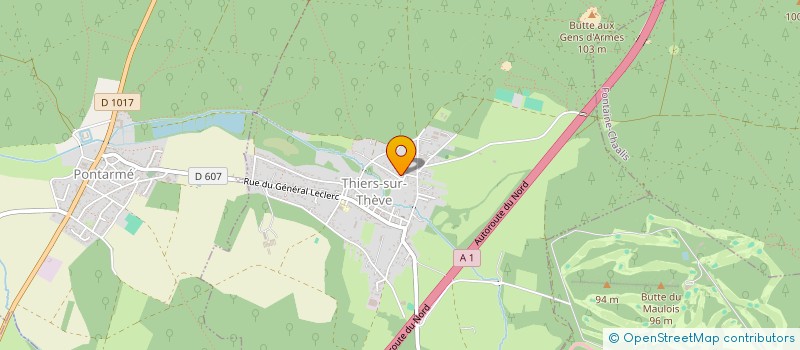 localisation de l'entreprise MONSIEUR MATHIS ALLOUCHE  THIERS-SUR-THEVE