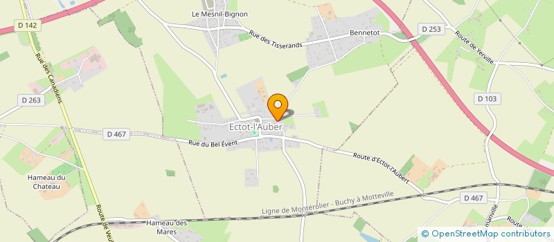 localisation de l'entreprise MONSIEUR MATHIS ANQUETIL  ECTOT-L'AUBER