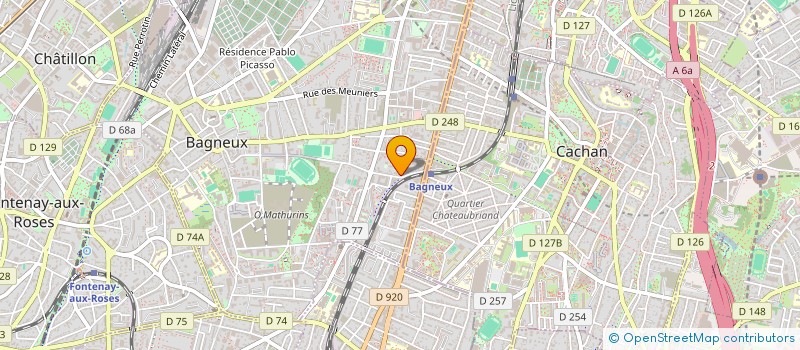localisation de l'entreprise MONSIEUR MATHIS ARNOUX à BAGNEUX