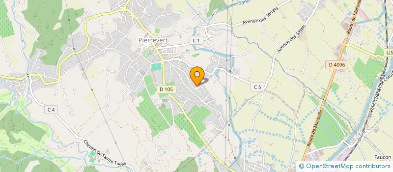 localisation de l'entreprise MONSIEUR MATHIS AUBERT à PIERREVERT