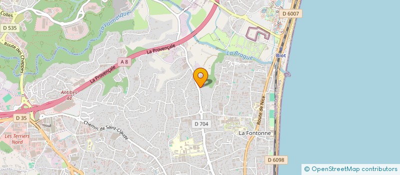 localisation de l'entreprise MONSIEUR MATHIS AUTEROCHE à ANTIBES