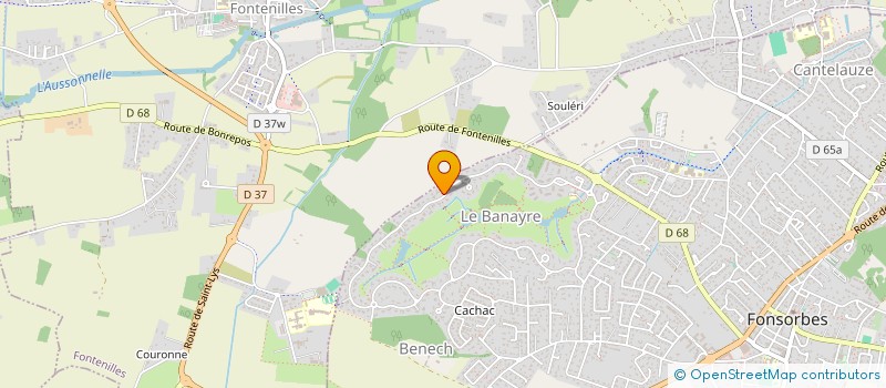 localisation de l'entreprise MONSIEUR MATHIS AUZOU  FONSORBES