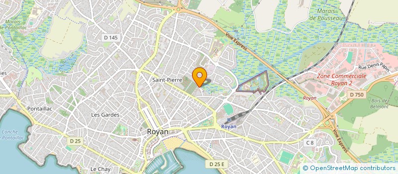 localisation de l'entreprise MONSIEUR MATHIS BAILLOU  ROYAN