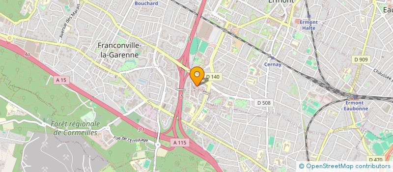 localisation de l'entreprise MONSIEUR MATHIS BAKOYOCK  ERMONT