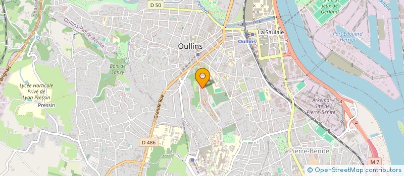 localisation de l'entreprise MONSIEUR MATHIS BARBE  OULLINS-PIERRE-BENITE