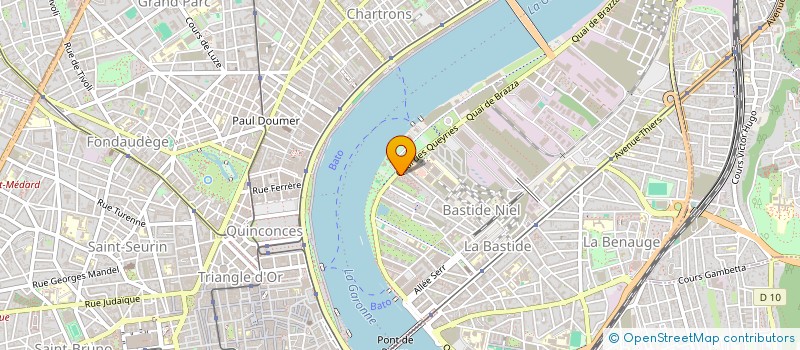 localisation de l'entreprise MONSIEUR MATHIS BARON  BORDEAUX