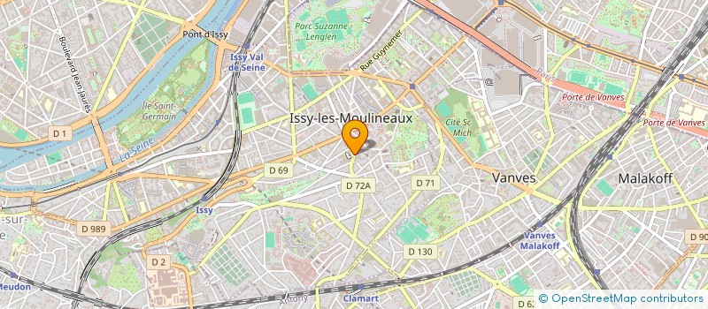 localisation de l'entreprise MONSIEUR MATHIS BEAUDRIERE à ISSY-LES-MOULINEAUX