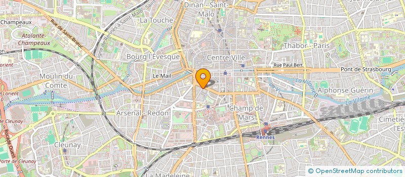 localisation de l'entreprise MONSIEUR MATHIS BELHUERNE  RENNES