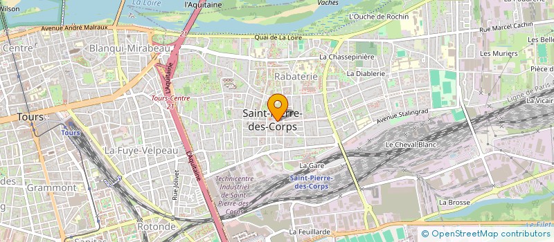 localisation de l'entreprise MONSIEUR MATHIS BEN HASSEN  SAINT-PIERRE-DES-CORPS