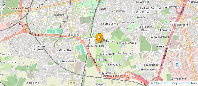 localisation de l'entreprise MONSIEUR MATHIS BERNA  JOUE-LES-TOURS