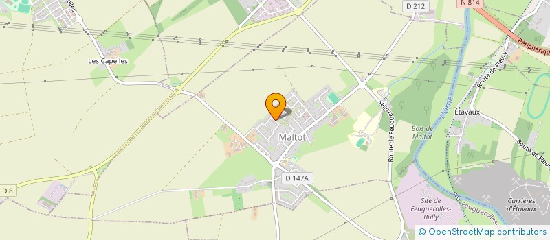 localisation de l'entreprise MONSIEUR MATHIS BERNARD  MALTOT