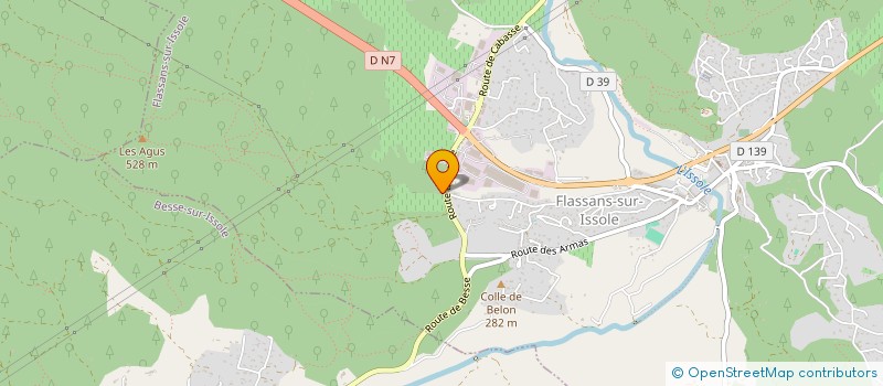 localisation de l'entreprise MONSIEUR MATHIS BERTERO  FLASSANS-SUR-ISSOLE