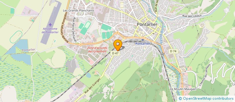 localisation de l'entreprise MONSIEUR MATHIS BIDOIRE  PONTARLIER