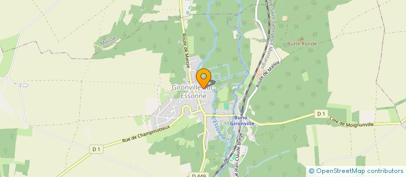 localisation de l'entreprise MONSIEUR MATHIS BLANGEOT  GIRONVILLE-SUR-ESSONNE