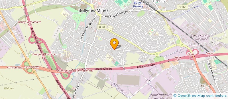 localisation de l'entreprise MONSIEUR MATHIS BLANPIN  BULLY-LES-MINES