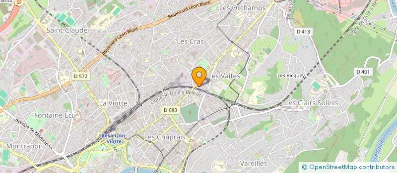 localisation de l'entreprise MONSIEUR MATHIS BOITEUX  BESANCON