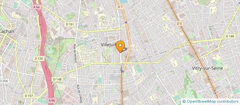 localisation de l'entreprise MONSIEUR MATHIS BOTTON--RAULT à VILLEJUIF