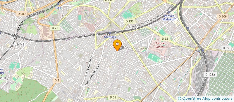 localisation de l'entreprise MONSIEUR MATHIS BOUE à CLAMART