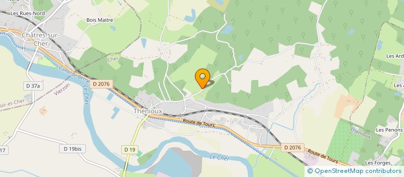 localisation de l'entreprise MONSIEUR MATHIS BOUMEDJMADJEN  THENIOUX