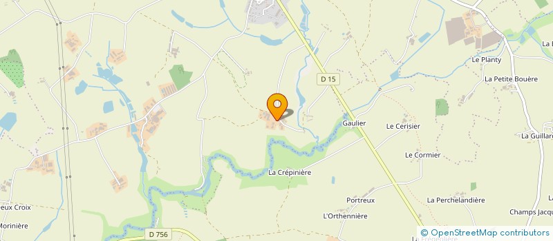 localisation de l'entreprise MONSIEUR MATHIS BOUYER à BEAUPREAU-EN-MAUGES