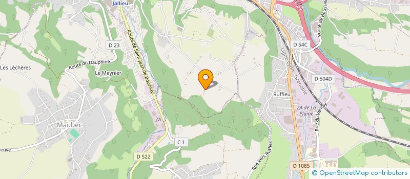 localisation de l'entreprise MONSIEUR MATHIS BOYER à BOURGOIN-JALLIEU