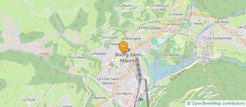 localisation de l'entreprise MONSIEUR MATHIS BRENON  BOURG-SAINT-MAURICE