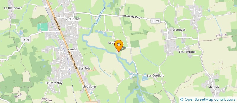 localisation de l'entreprise MONSIEUR MATHIS BROYER  ATTIGNAT