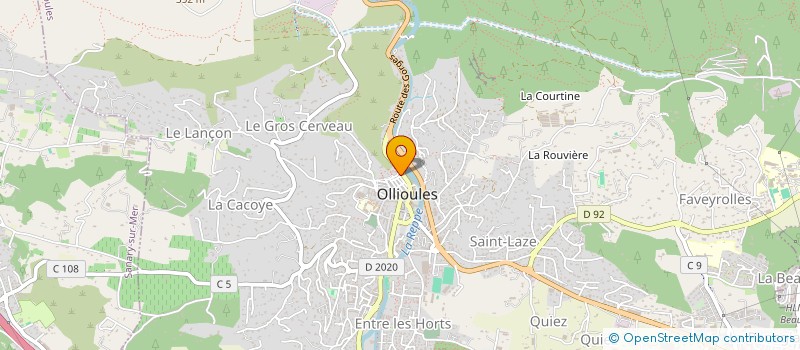 localisation de l'entreprise MONSIEUR MATHIS BUGEAUD  OLLIOULES