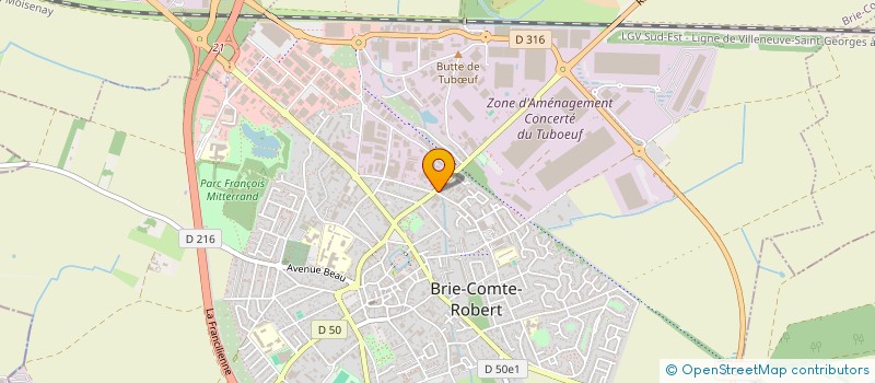 localisation de l'entreprise MONSIEUR MATHIS CABALD  BRIE-COMTE-ROBERT