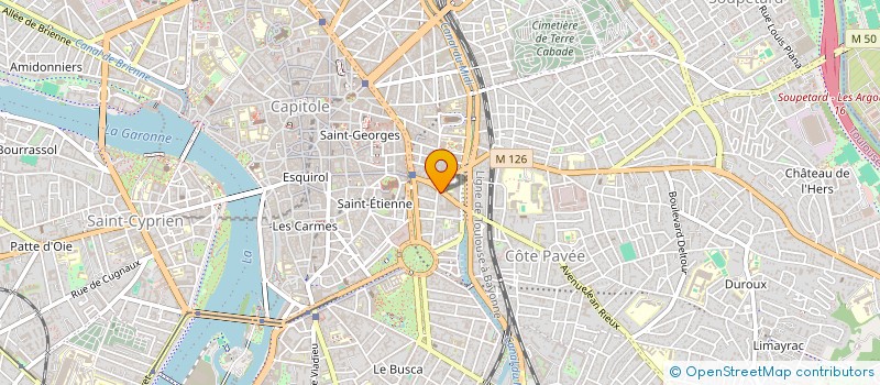 localisation de l'entreprise MONSIEUR MATHIS CALBO  TOULOUSE