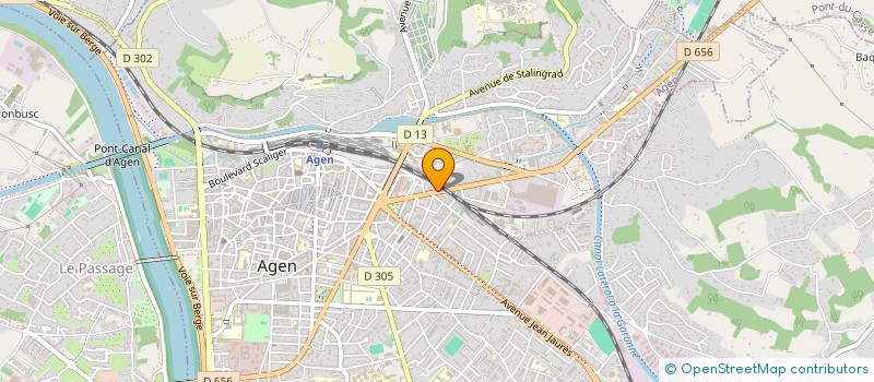 localisation de l'entreprise MONSIEUR MATHIS CAMPEDEL  AGEN