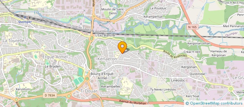 localisation de l'entreprise MONSIEUR MATHIS CARRER à QUIMPER