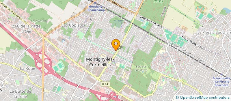 localisation de l'entreprise MONSIEUR MATHIS CASADEI  MONTIGNY-LES-CORMEILLES