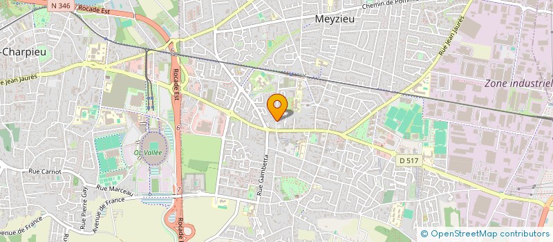 localisation de l'entreprise MONSIEUR MATHIS CHARLES  MEYZIEU