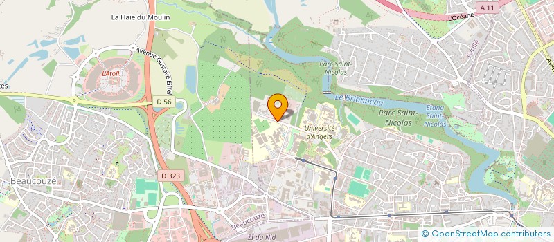 localisation de l'entreprise MONSIEUR MATHIS CHARRETIER à ANGERS